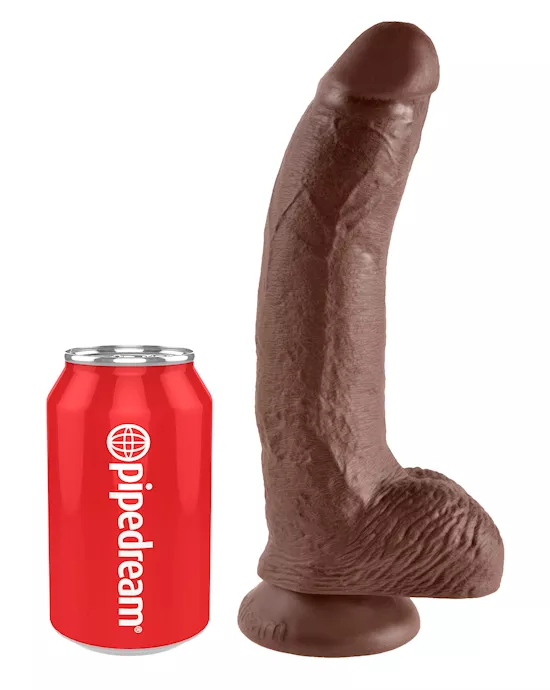King Cock Suction Cup Dildo With Balls