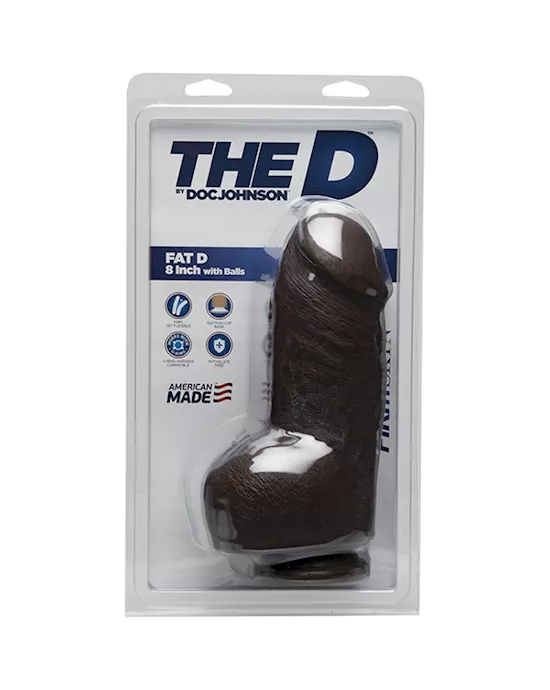 Doc Johnson Firmskyn Fat Dildo With Balls