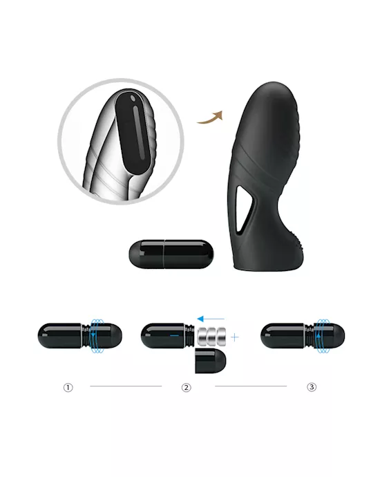 Alan Silicone Finger Vibrator