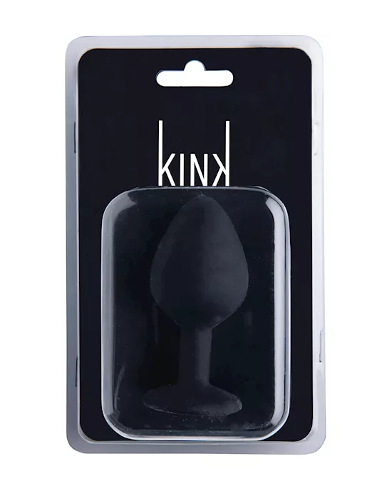 Kink Range Silicone Gemmed Butt Plug - 3.1 Inch