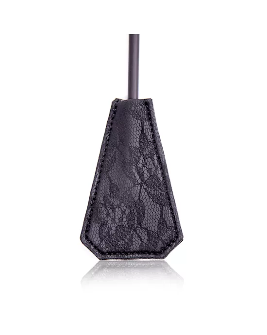 Ostrich Feather And Lace Paddle