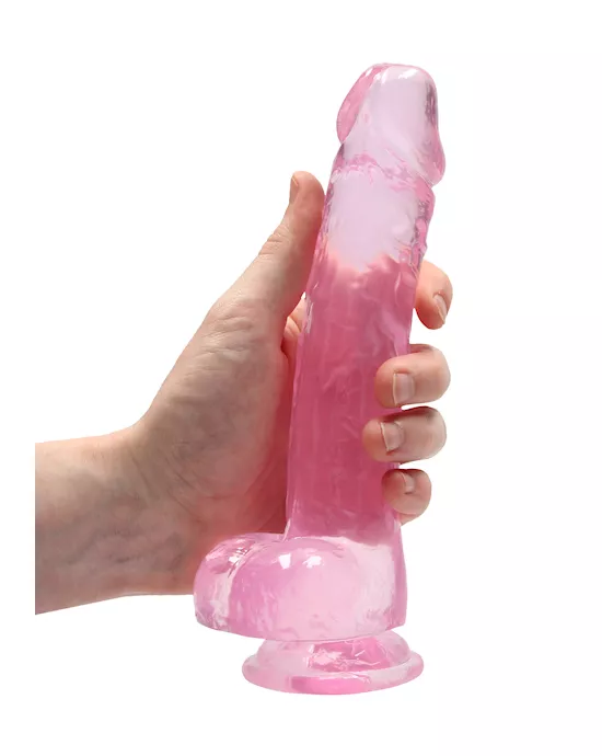 Realistic Dildo With Balls - 8 Inch
