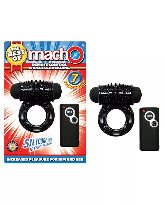 THEBESTOFMACHOREMOTECONTROLWIRELESSCOCKRING-BLACK