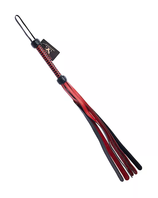 BoundXLeatherFloggerwithSpikes
