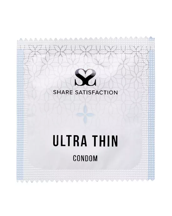 Share Satisfaction Ultra Thin Condoms - 1000 Bulk Pack