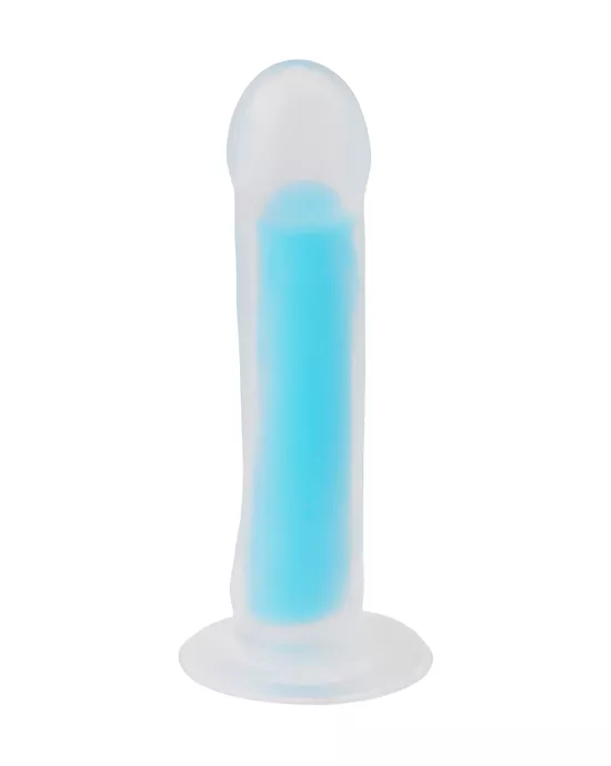 Nood Colours Glow In The Dark Dildo With Balls