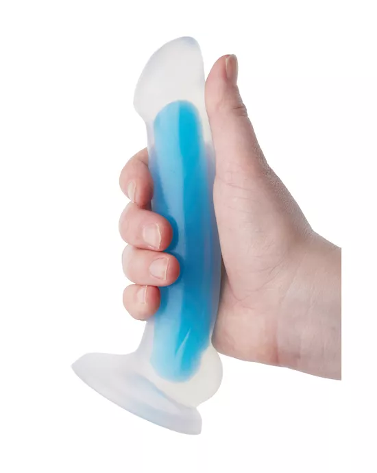Nood Colours Glow In The Dark Dildo With Balls