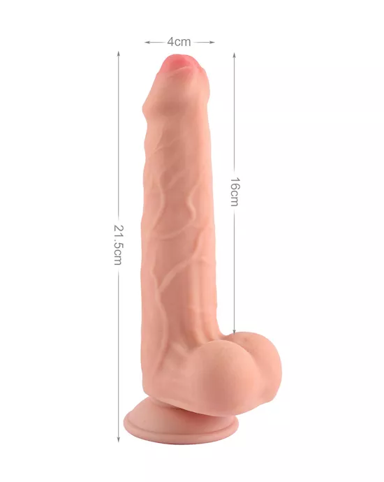 Liege Sliding Skin Dual Layer Dildo