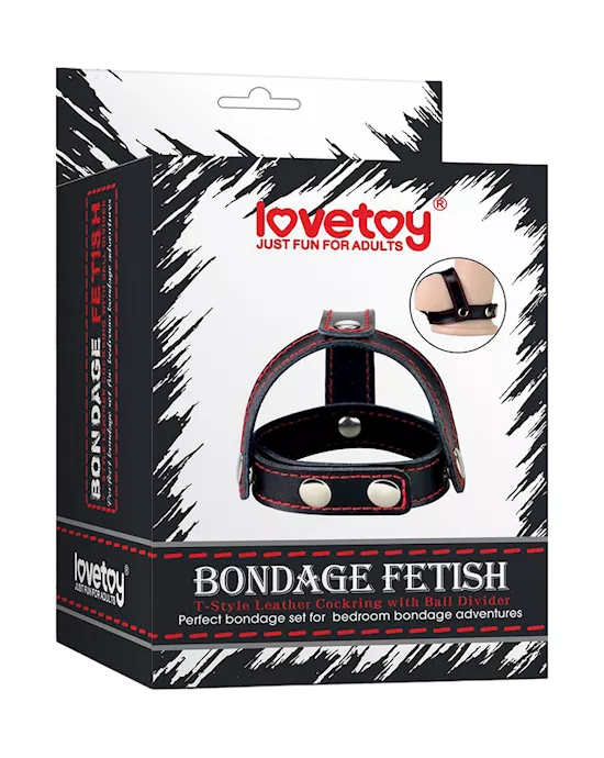 BondageFetishT-StyleLeatherCockring