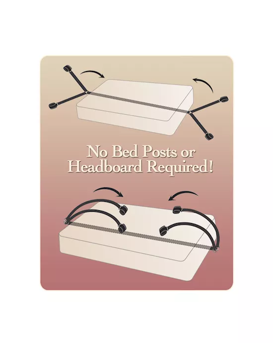 Bondage Bed Restraint Kit