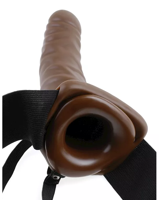 Fetish Fantasy Series 8 Vibrating Hollow Strap-on