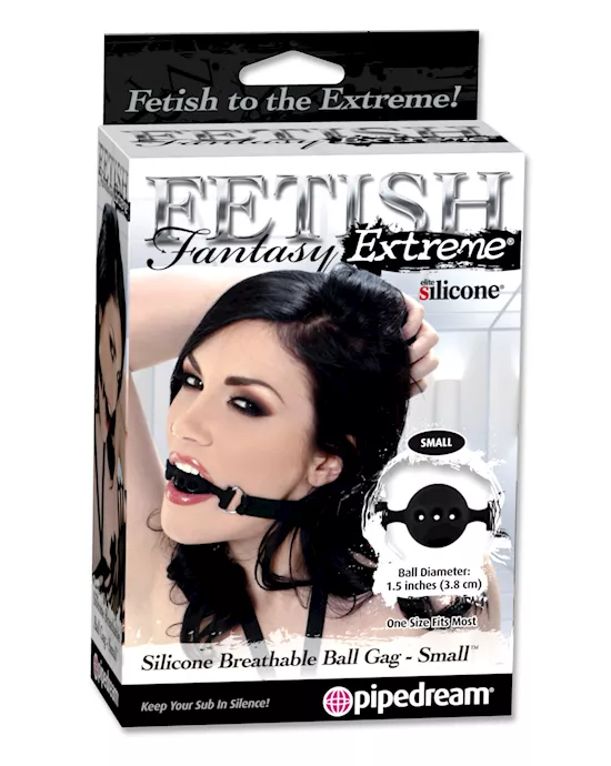 Fetish Fantasy Extreme Silicone Breathable Ball Gag Small