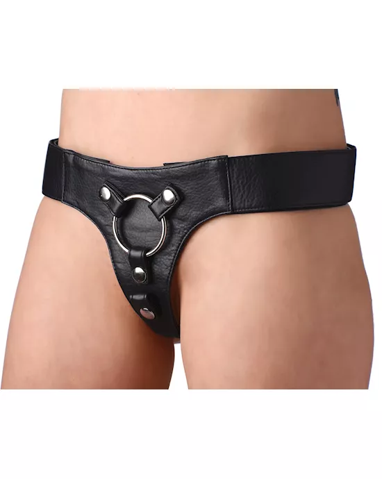 DominaWideBandStrapOnHarness