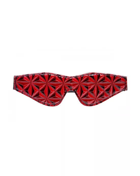 Crimson Tied Full Out Embossed Blindfold
