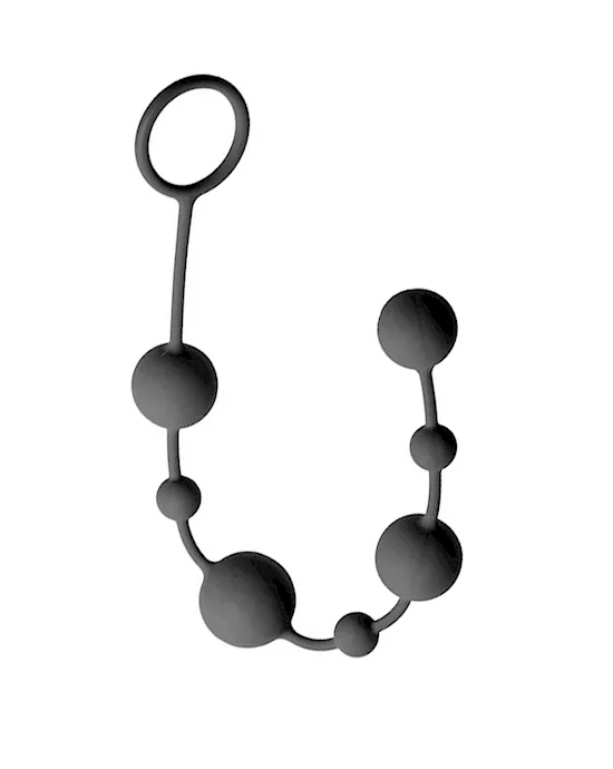 ClearingLingerGraduatedSiliconeAnalBeads