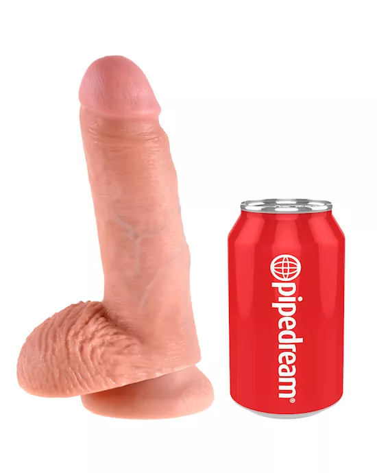 King Cock Suction Cup Dildo With Balls