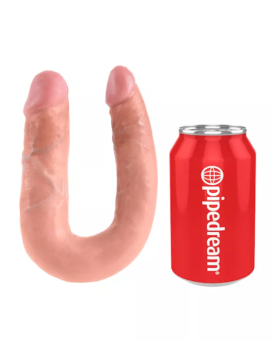 King Cock U-shaped Medium Double Trouble Dildo