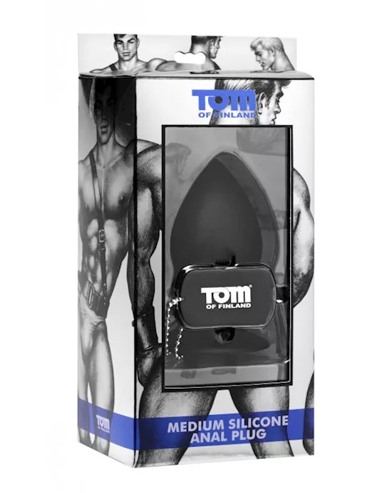 Tom Of Finland Medium Silicone Anal Plug