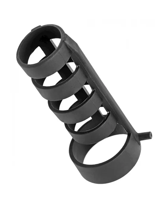 Power Cage Silicone E-stim Cock And Ball Sheath
