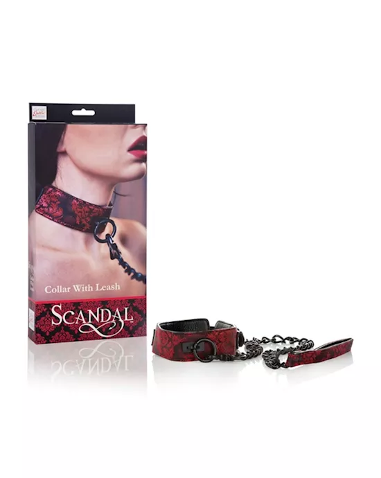 Scandal Collar With Leash