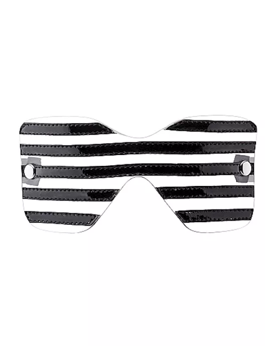 BlackTranslucentEyeMaskwithStitching