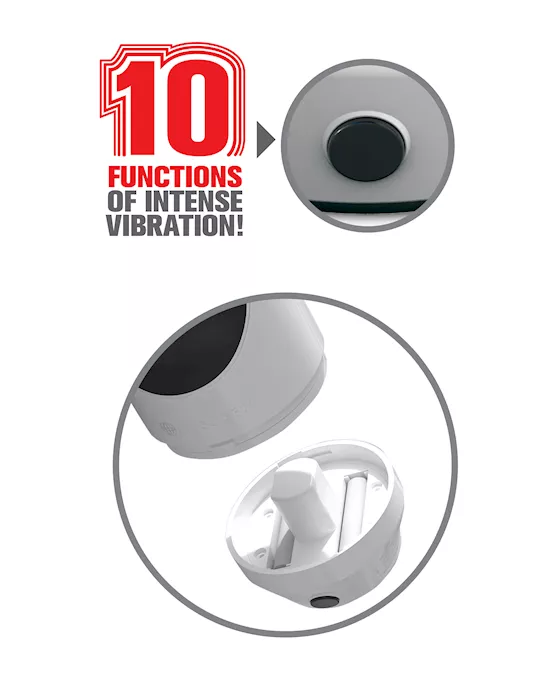 Pipedream Extreme Toyz Mega Grip Vibrating Stroker Pussy