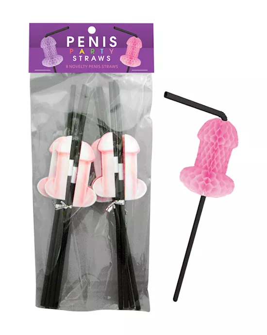 PenisHoneycombTissuePartyStraws