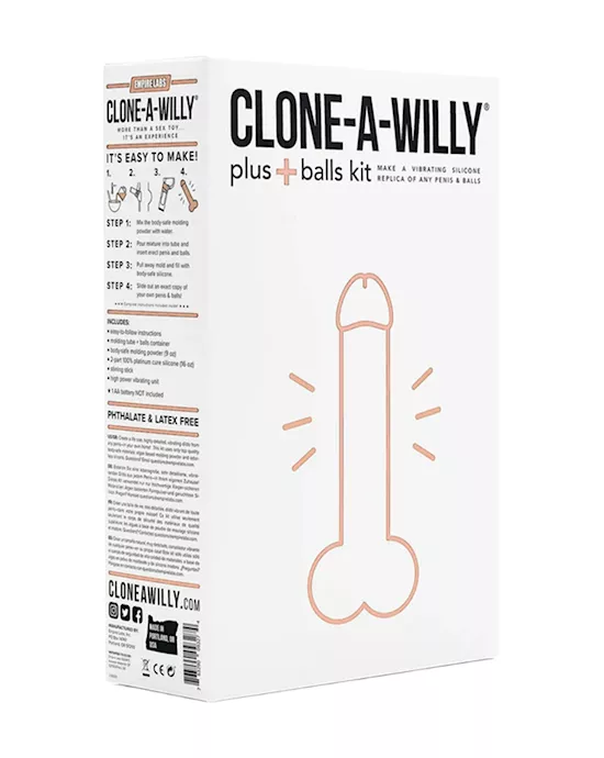 Clone-a-willy Plus Balls Kit