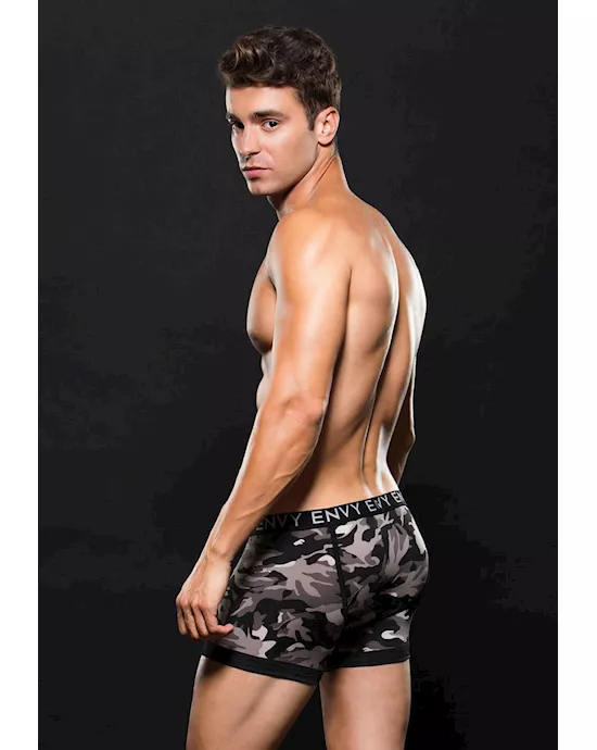 Logo Elastic Boxer Brief S M Camo