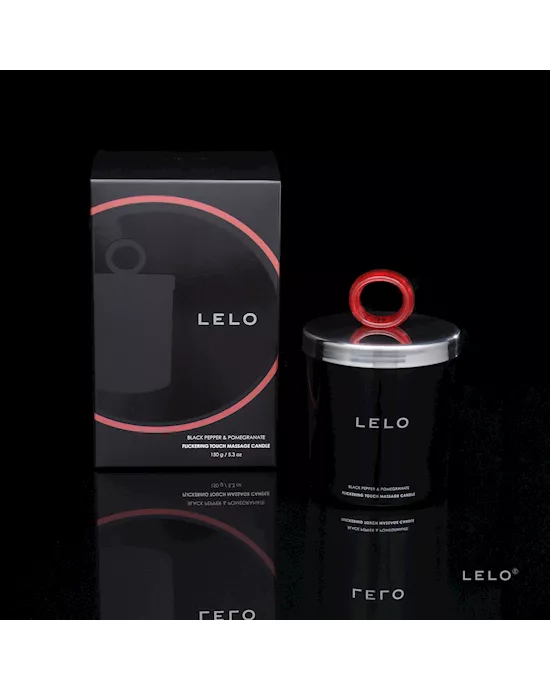 Lelo Black Pepper & Pomegranate Massage Candle