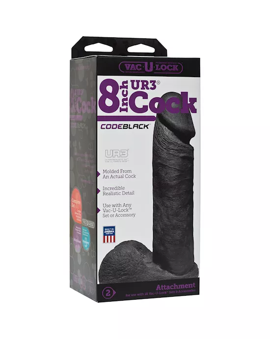 Vac-u-lock Codeblack Ur3 Dildo