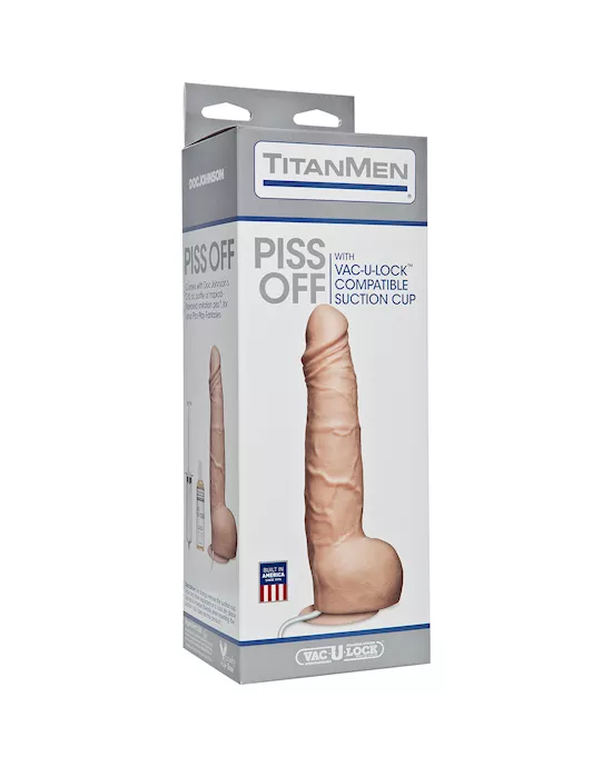 Titanmen Pissoff Suction Cup Dildo