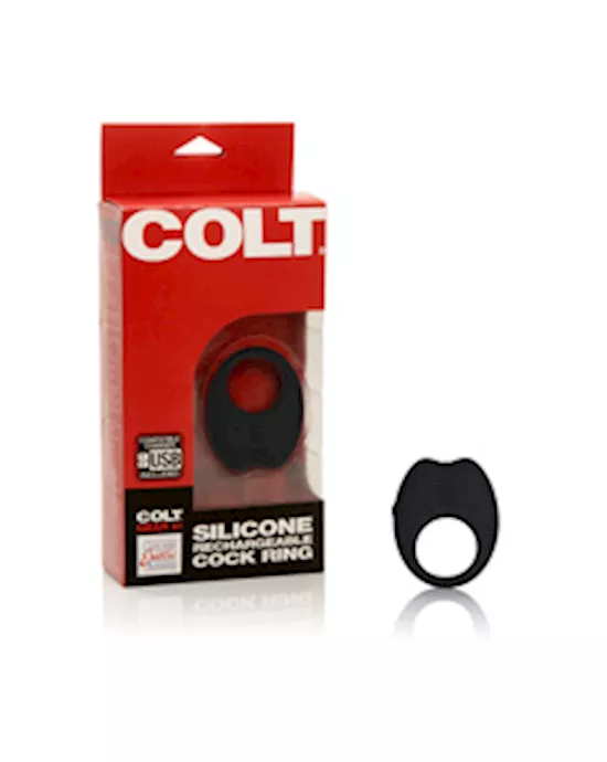 COLTSiliconeRechargeableCockRing-Black