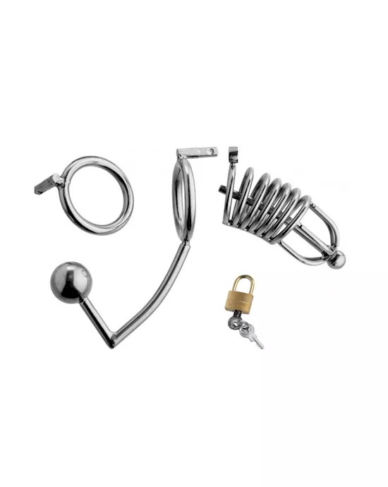 Condemned Cage With Anal Insertion