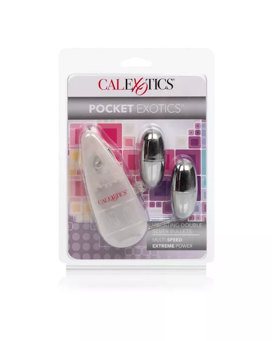 Pocket Exotics Vibrating Double  Bullets