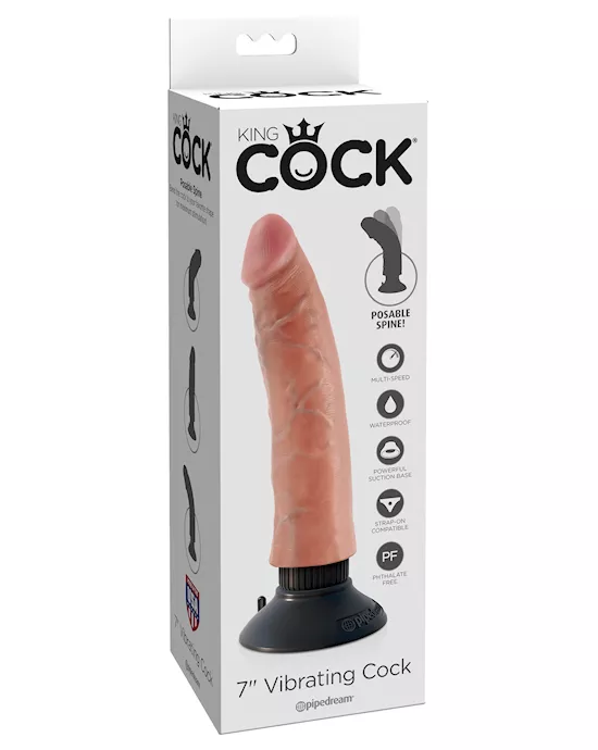 Kink Cock 7 Vibrating Suction Dildo