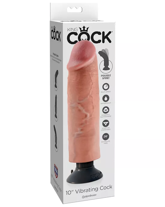 KingCock10inVibratingCock