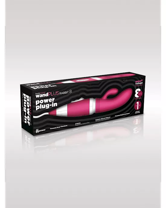 Bodywand Wandplus Rabbit 8 Power Plug-in