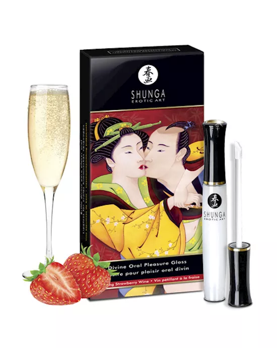 Shunga-DivineOralPleasureGlossSparklingStrawberryWine