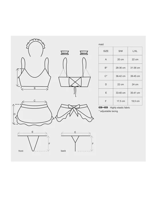 Obsessive Maid Costume