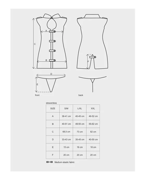 Obsessive Stewardess Costume