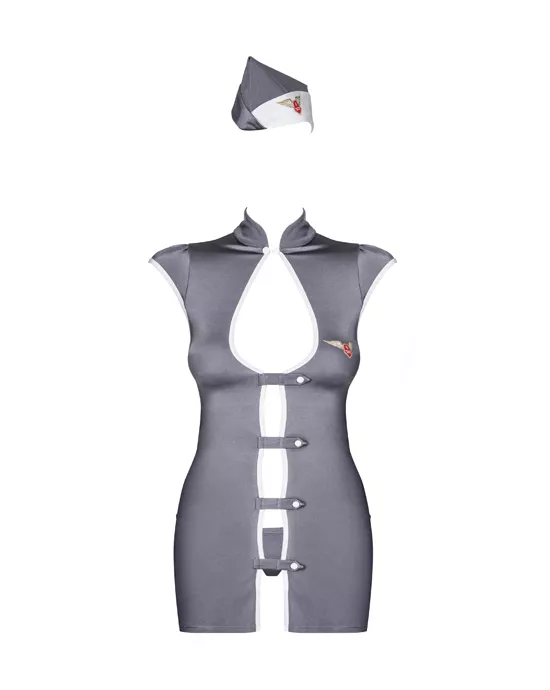 Obsessive Stewardess Costume
