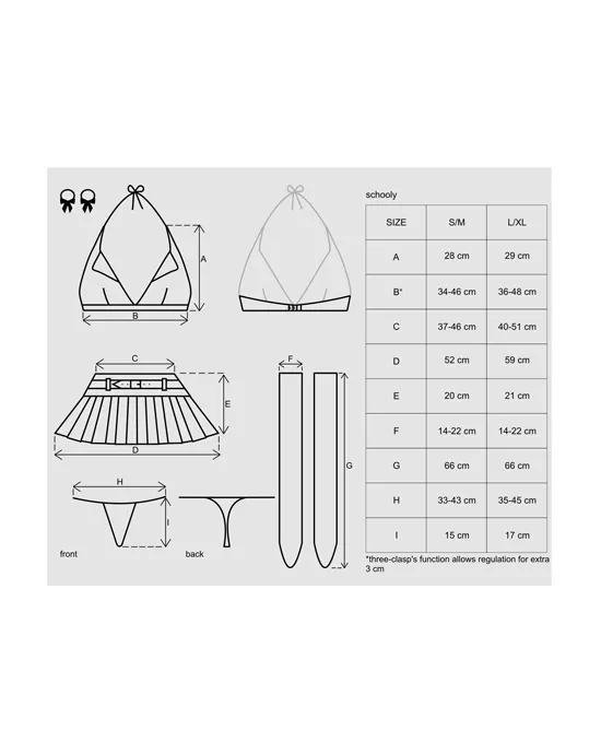 Obsessive Schooly Costume