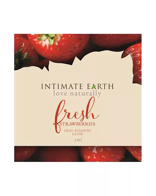 IntimateEarth-OralPleasureGlideFreshStrawberriesFoil3ml