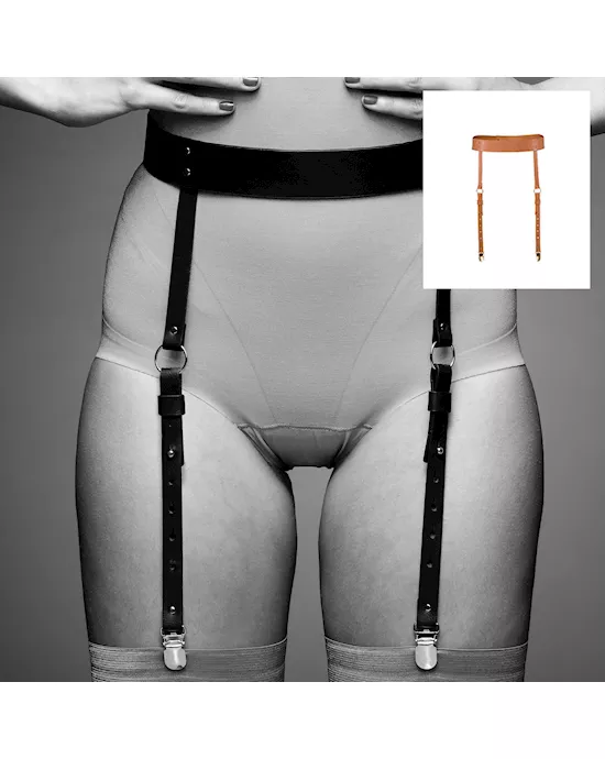 BijouxIndiscrets-MazeSuspenderBeltBlack