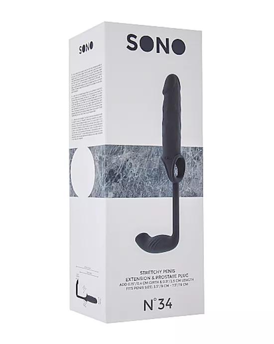 Sono No 34 Stretchy Penis Extension And Plug