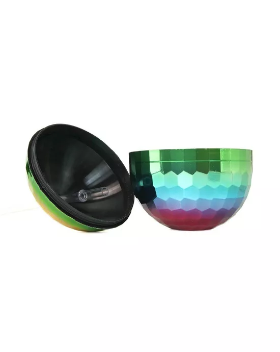 Rainbow Disco Ball Cup