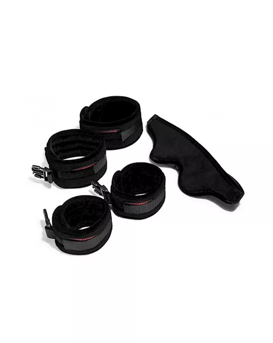 Liberator Plush Seduction Restraint & Blindfold Kit