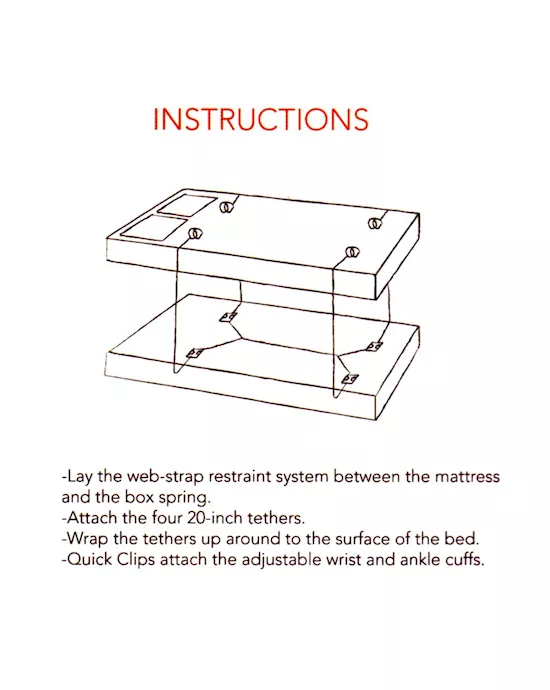 Liberator Bed Buckler Restraint Set