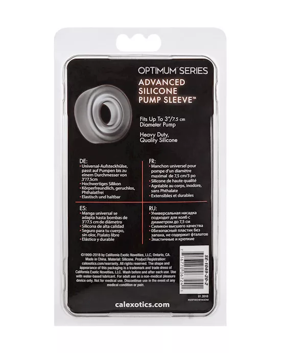 Adavnced Silicone Pump Sleeve
